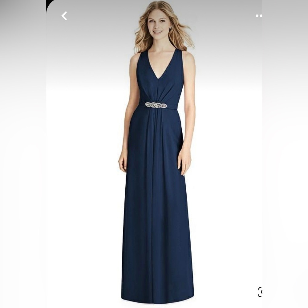 Jenny Packham Navy Blue Bridesmaids Dress Size 2
